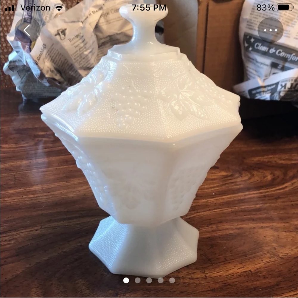 Vintage Milk Glass